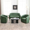 Logan Faux Leather Tufted Loveseat | Fabric Loveseat Couch | Kinwell Furniture | Modern Loveseats & Comfortable Loveseat Sofa Couches